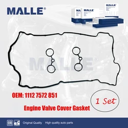 Valve Cover Gasket Set 11127572851 For Mini R55 R56 R57 R60 Peugeot 207 208 5008 RCZ Citroen C4 C5 DS3 1.6 N14 Engine Auto Parts