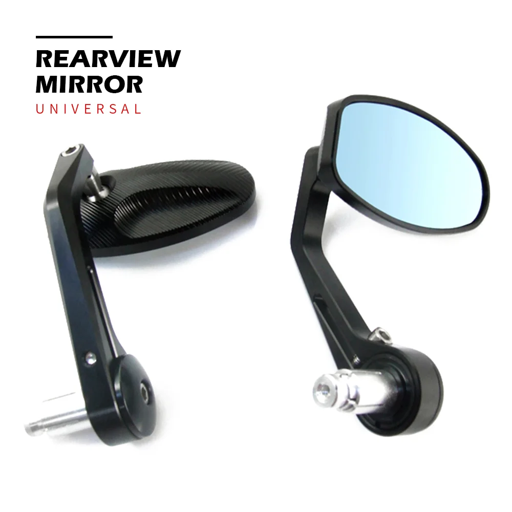 

Motorcycle Multi-Function Rearview Mirror Universal 7/8 22mm 24mm Handlebar End Rearview Mirror Modified Accessories