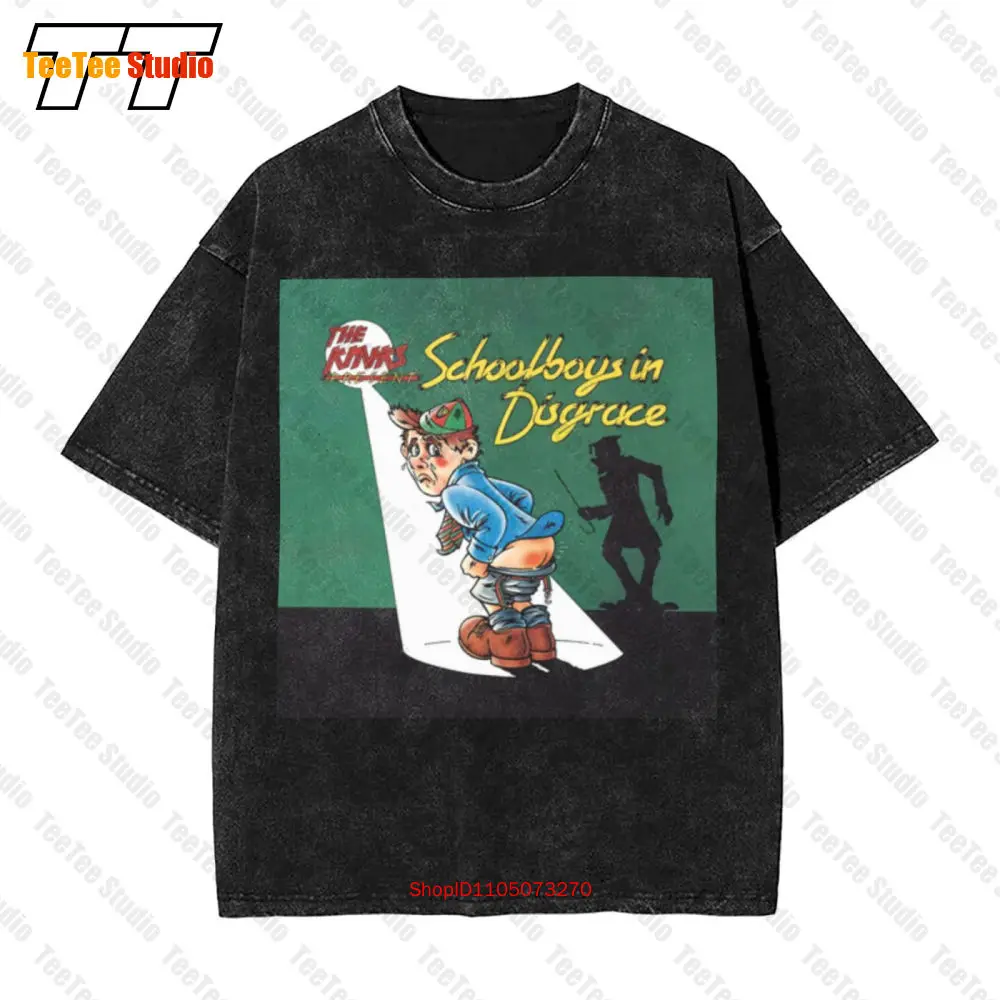 

The Kinks Schoolboys In Disgrace Rock Band Vintage Oversized T-Shirt ESJ4
