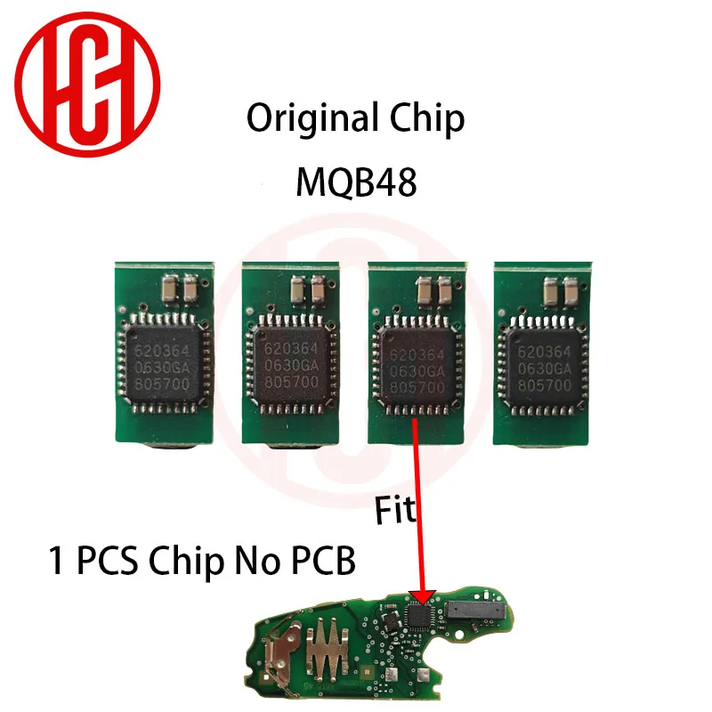 

Original Megamos AES MQB 48 Transponder Anti-Theft Chip For Volkswagen for Fiat for Audi for Skoda VW Replace Car Key Chip