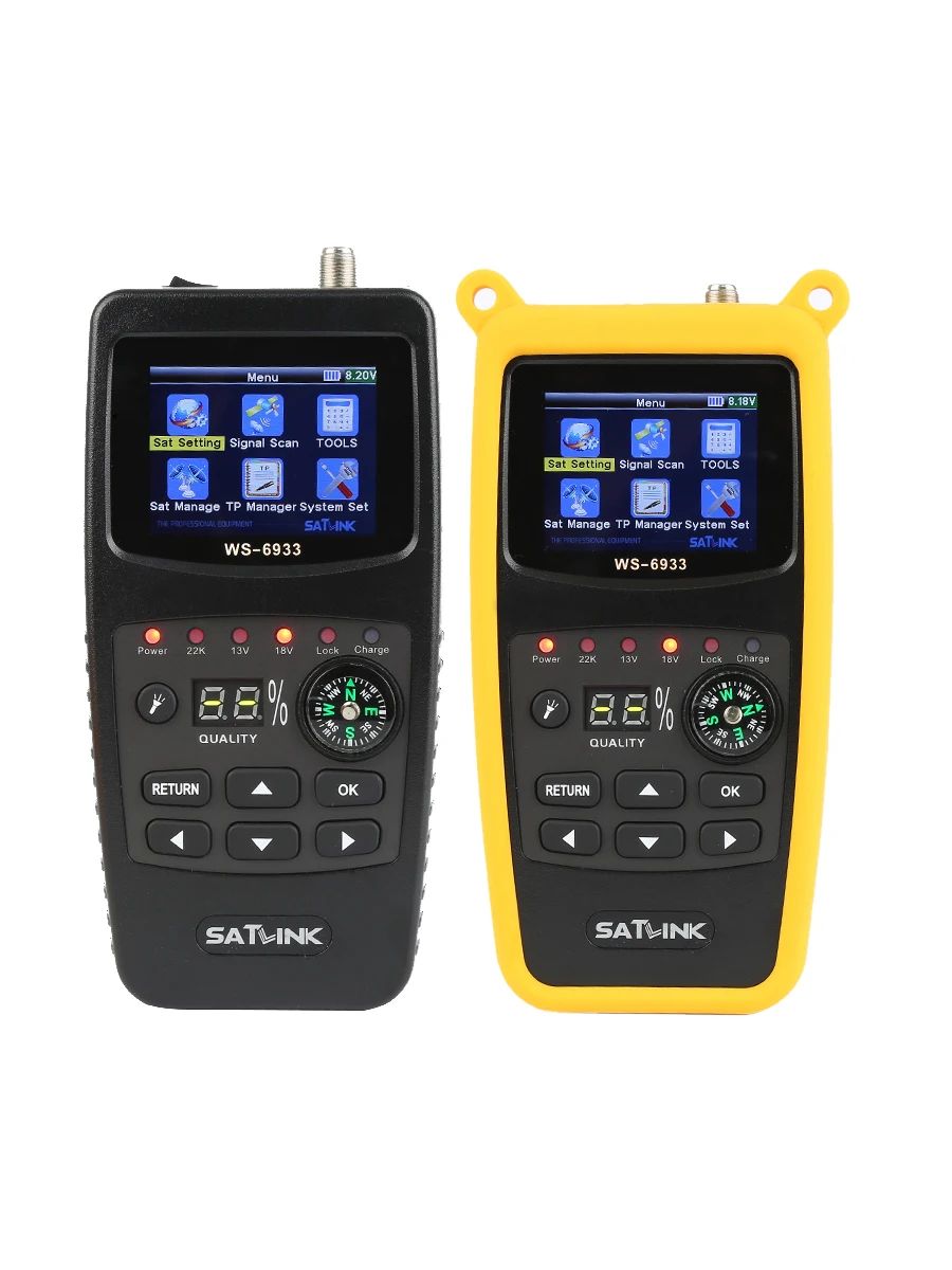 Satlink-デジタル衛星ファインダー,WS-6933, DVB-S2,fta,三徳バンド,ws 6933,オリジナル