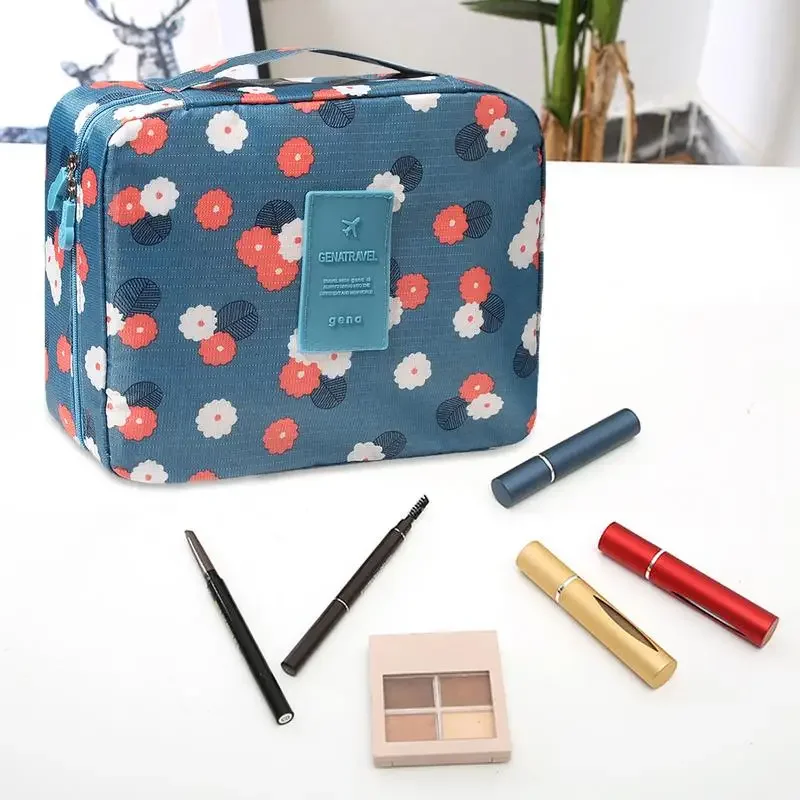 2024 Cosmetic Bags For Women Portable Travel Cosmetic Bags Make-up Pouch Travel Makeup Organizer Bag With Zipper For Travelling