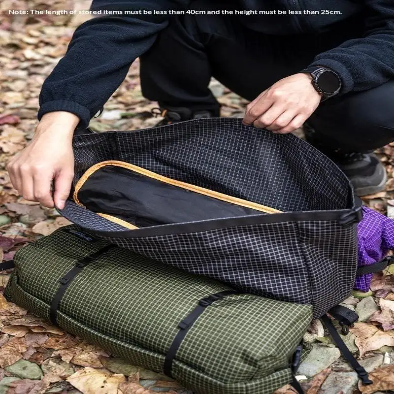 Multifunktionaler Dacron-Rucksack mit leichter, erweiterbarer Aufbewahrungstasche, perfekt zum Wandern, Camping und Backpacking. – Detail 7