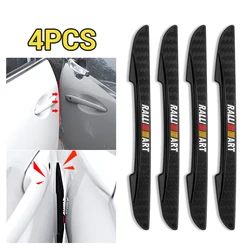 4pcs Rubber Car Door Edge Protector Stickers Anti Collision Strips For Ford Fiesta Focus 2 mk3 Mondeo mk4 Mustang Ranger Kuga