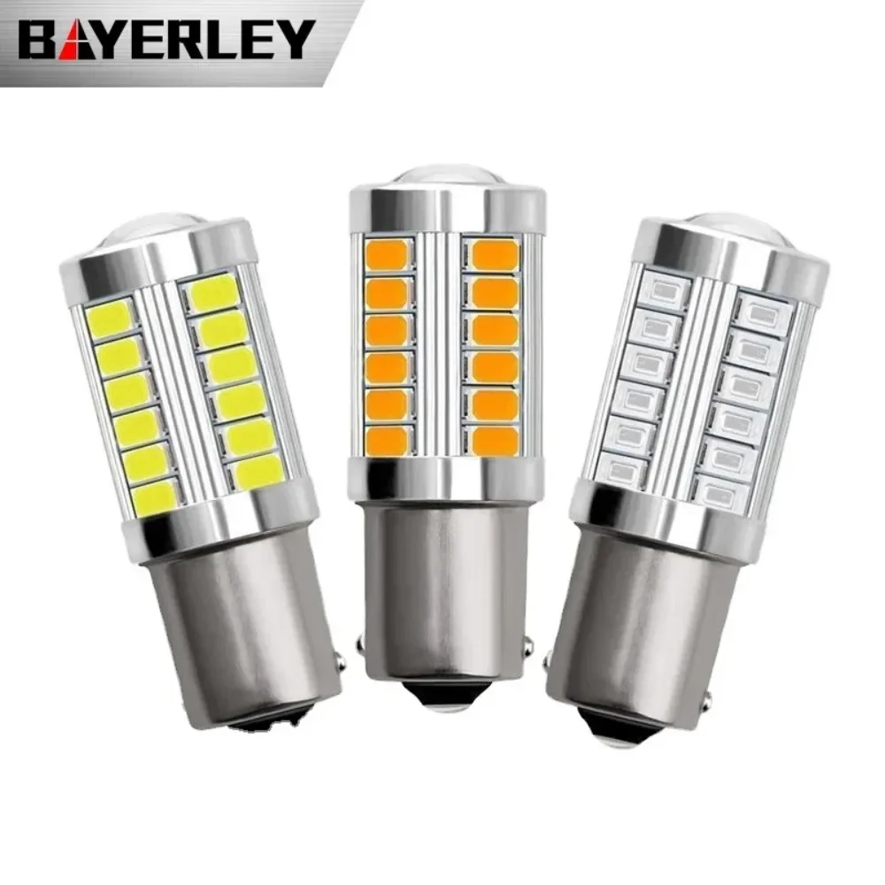 

2pcs 1156 1157 7506 BA15S P21W 5630 5730 LED Car Tail Bulb Brake Lights 12V Auto Reverse Lamp Daytime Running Signal Light Z3