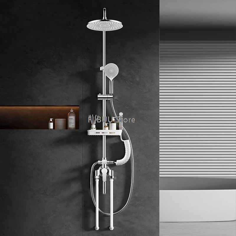 High Pressurized Shower System Adjustable Shower Set Rain Bathroom Shower Waterfall Surround Shower Head Bathroom Accessories view 2