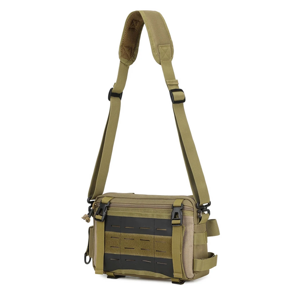 Multi-layer Waist Bag Tacticals Compact And Convenient Sports Bag Orderly Storage Waterproof Fabric green