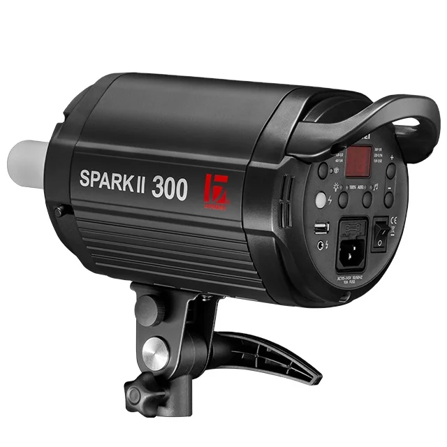 JINBEI SparkII-300 300W Studio Flash Strobe Video Shooting Camera Led Video Photo Studio Light