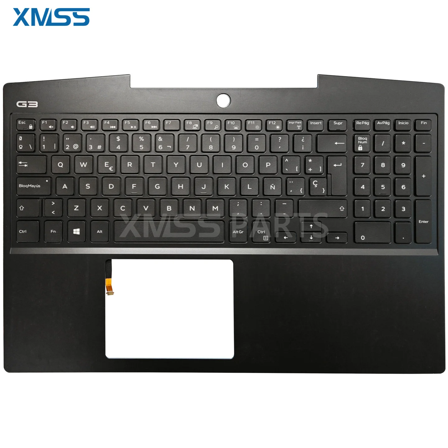 

New 15.6" SP Layout Palmrest Cover Keyboard For Dell G3 15 3590 09K12Y