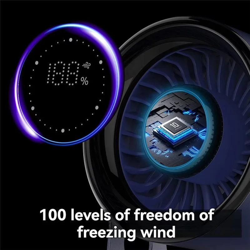 超静音小型ファンプラグイン強力な 100 スピード無限速度空気循環ファン充電デスクトップ壁掛け