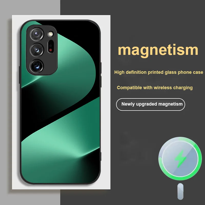 For Samsung S 26 Ultra 20 24 21 23 25 22 FE Magnetic Glass Phone Case Business Personality Fun Protective Case Women Edition view 5