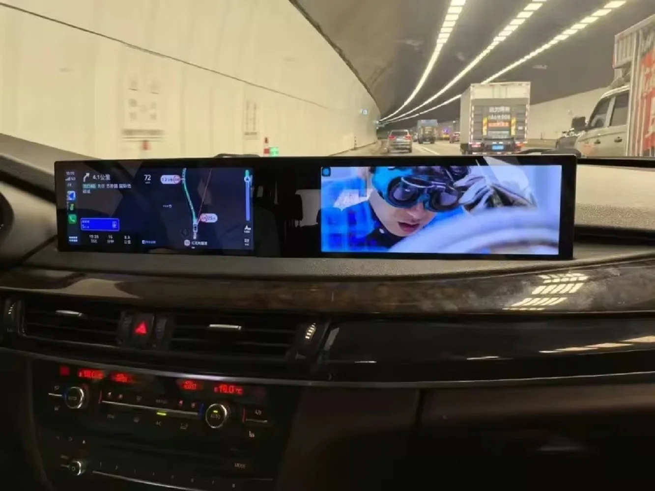 

Dual Interactive Screen Android Touch Carplay 360 GPS Navigation Radio For BMW X5 X6 F15 F16 2014 2015 2016 2017 2018 NBT EVO