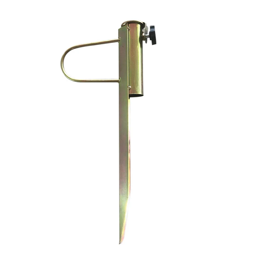 

Heavy Duty Beach Umbrella Fixing Holders Galvanized Iron Sand Stakes Sun Shade Support Bracket Garden Flag & bases patio