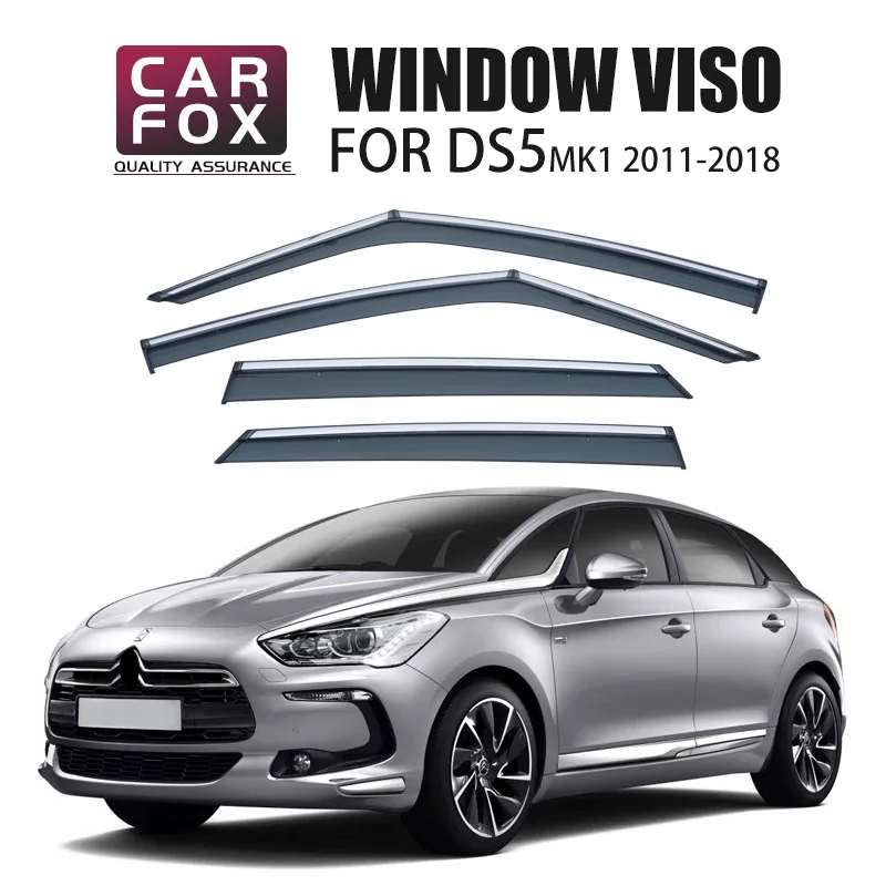 

For CITROEN DS5 2011-2018 Car Window Visor Awning Shelters Windshield Side Window Rain Sun Shade Auto Accessories Car Styling