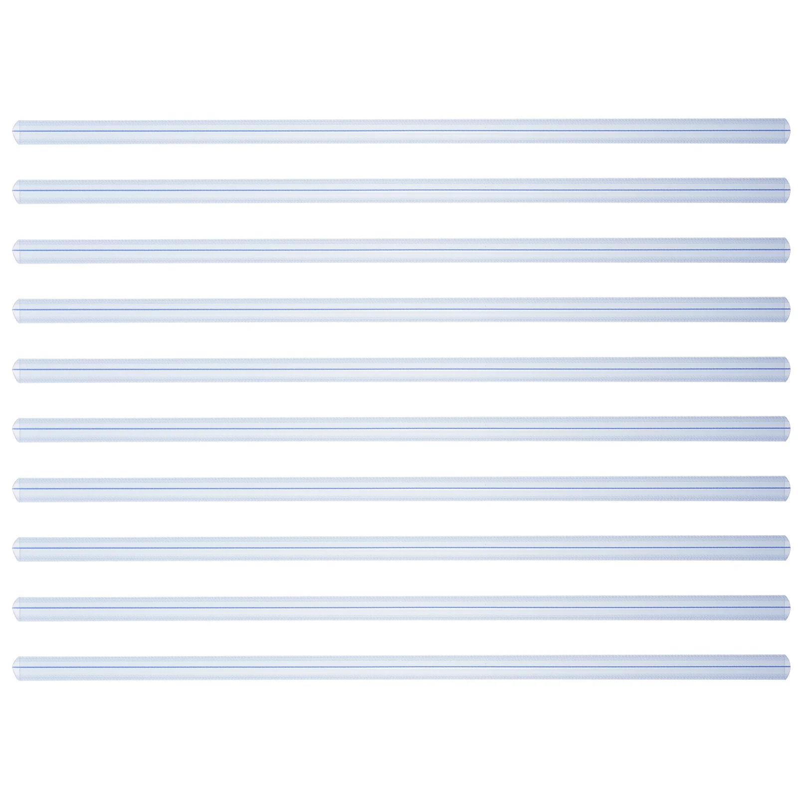 10 Pcs Loose Binding Bars Slide Grip Binder Clips Plastic Bookbinding Files Slides