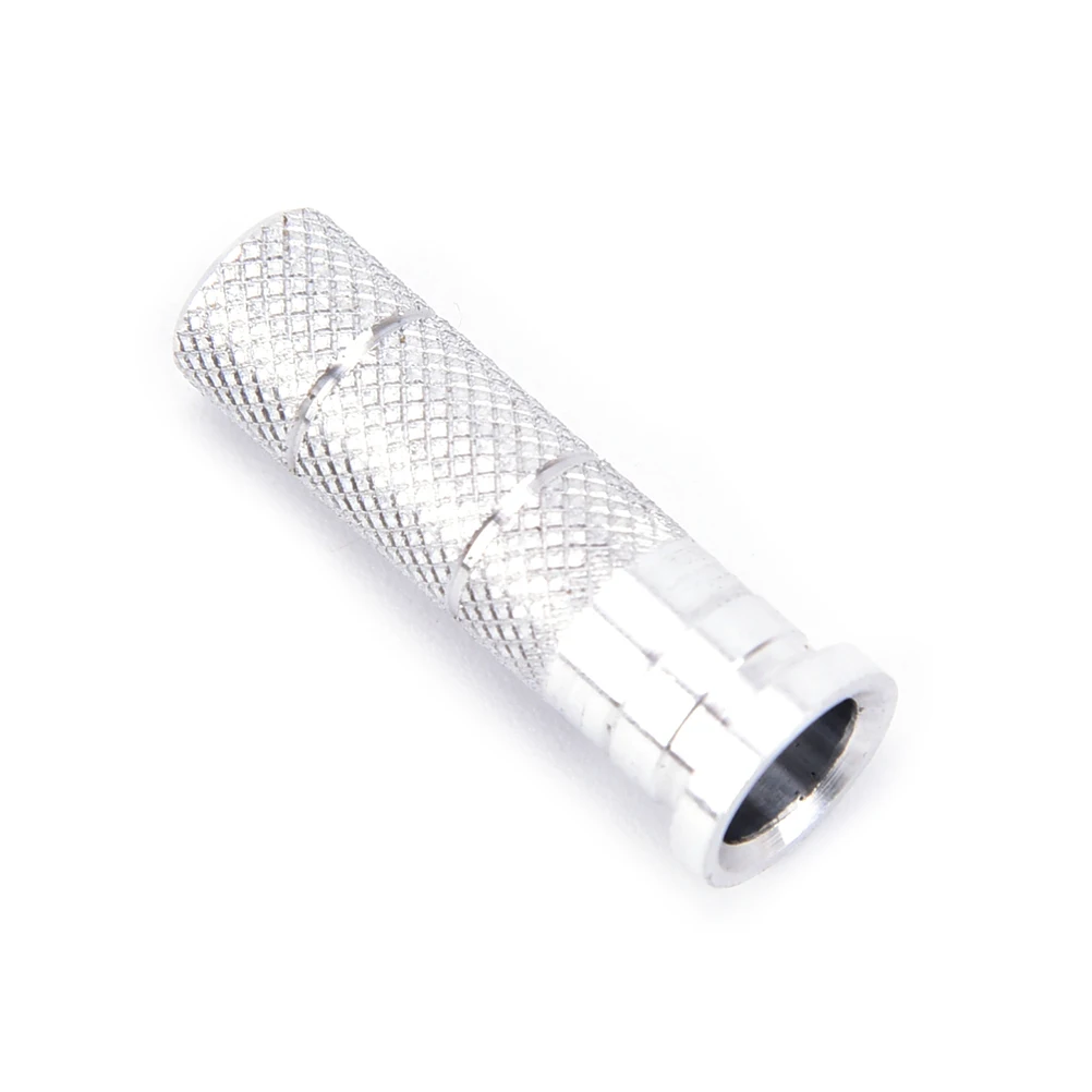 Silver Aluminum Archery Insert Base, substituição para Seta Shaft Practice, 12x6.2mm