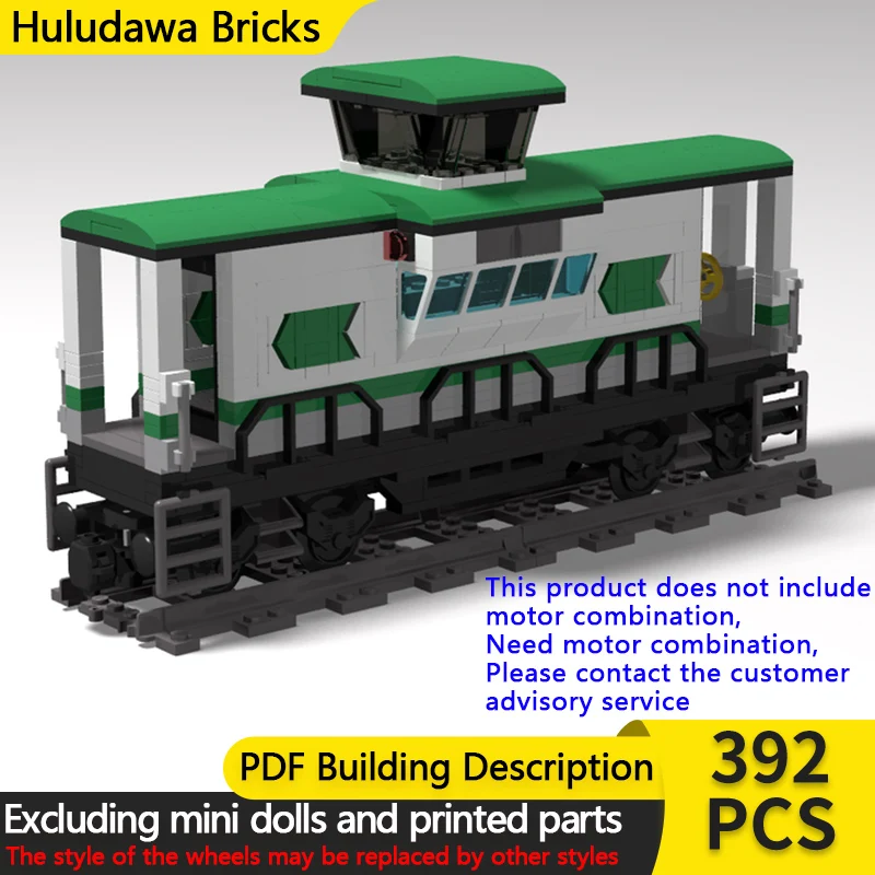 City Car Model MOC Building Bricks Railway Train Passenger Carriage Modular Technology Children Holiday Gifts Assemble Toys Suit