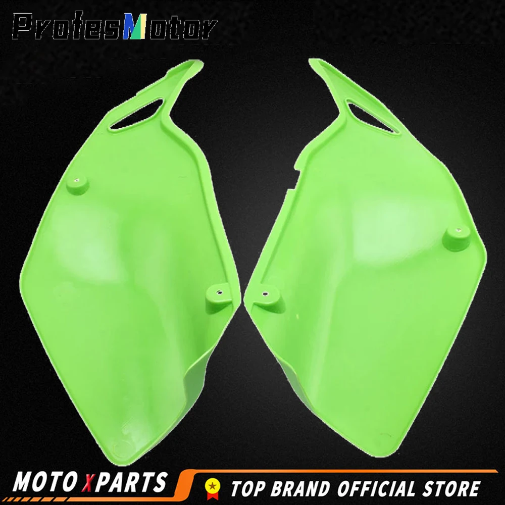 For Kawasaki KLX 250 300 Plastic Plate Enduro Motorcycle Fairing Front Rear Side Covers Guard Dirt Bike Motocross Accessories