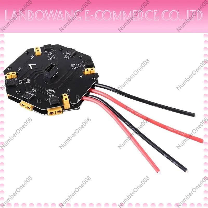 For Tarot 12S 480A High Current Power Distribution Management Module ESC Power Divider Board for Agricultural UAV Drone TL2996