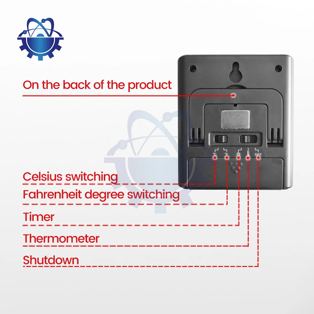 Elektronisches Grill thermometer TP700/TP710 mit Timer, sofort verdrahtet, Digital für Fleisch-Lebensmittel grill, BBQ-Koch-Küchen-Sonde