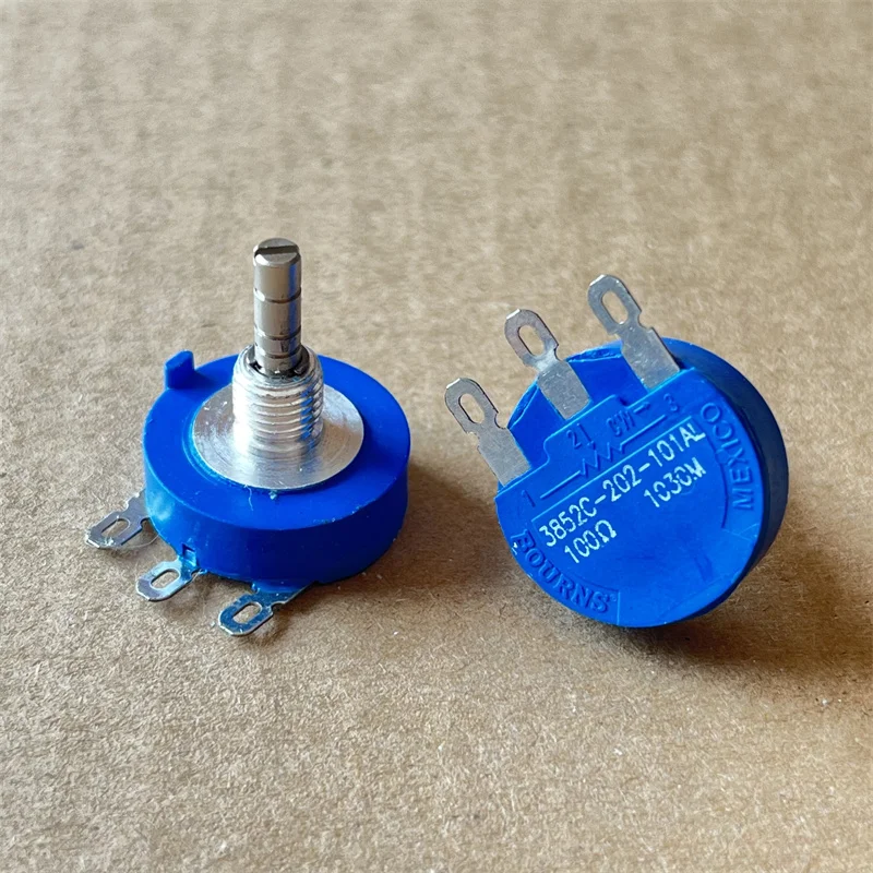 

3852C-202-101Al Imported Bourns Rotary Potentiometer 100 Ohms Genuine