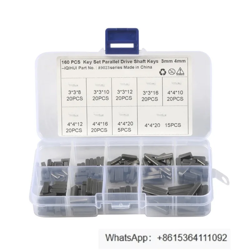 

160 шт. 3 мм 4 мм квадратный параллельный ключ, квадратный штифт, направляющая полоса типа А, плоский штифт для ключей