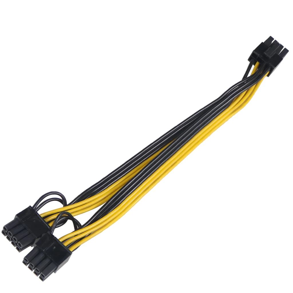 8P إلى ثنائي 8pin 6 + 2 محول كابل ل Dell Server R720/R730/R730XD بطاقة الرسومات الحبل ل تسلا GPU امدادات الطاقة الخائن كابل