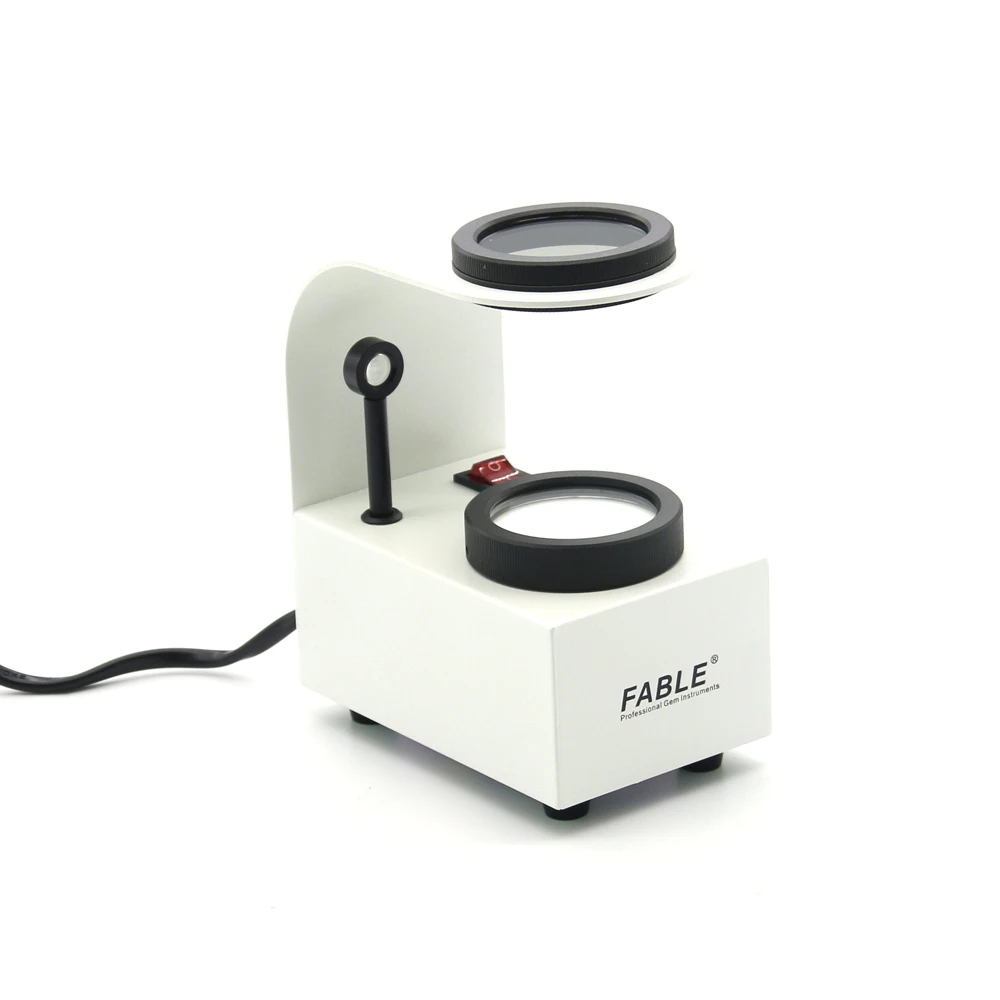 High Quality Optical Lens White Desktop Type With Conoscope Interference Ball Glass Testing Instrument Gem Polariscope