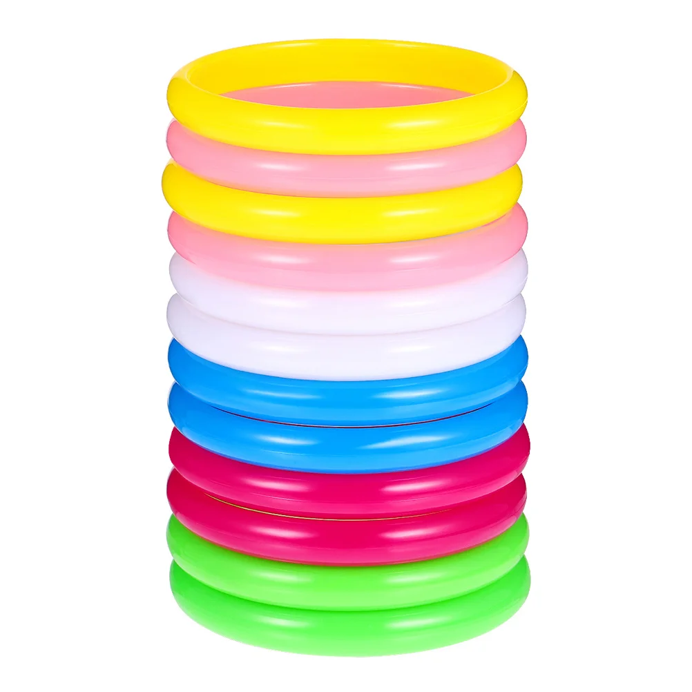 مجموعة أساور بلاستيكية بلون الحلوى مكونة من 36 قطعة للنساء والأطفال، أزياء عصرية للحفلات، أساور معصم للسيدات #5