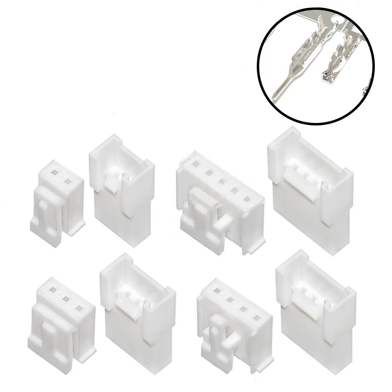 10Sets 2-10P Female Air Pair Plug, HY2.0mm 2.0mm Pitch Air Connector Terminal for PCB Assembly