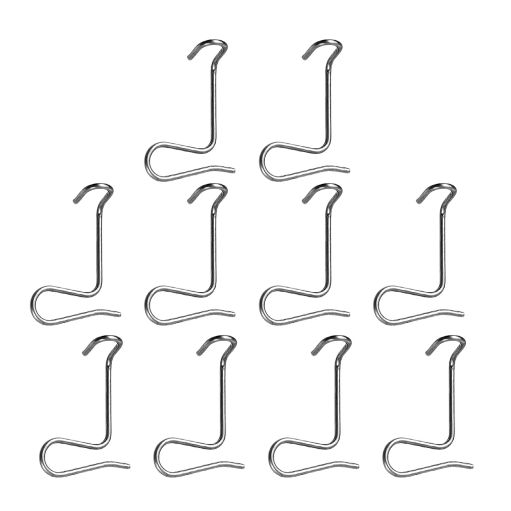 

10pcs Fence Wire Tensioners Stainless Steel Garden Farm Repair Tools Secure Line Tighteners Metal Wire Fixing Enhancers