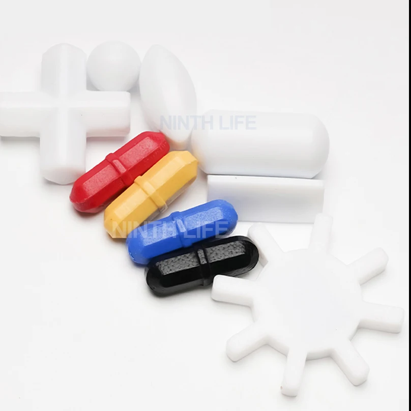 Magnetic Stirrer Stir Bar Size 10mm 15mm 20mm 25mm 28mm 30mm 35mm 40mm 250mm PTFE Magnetic Stirrer Mixer Stir Bars