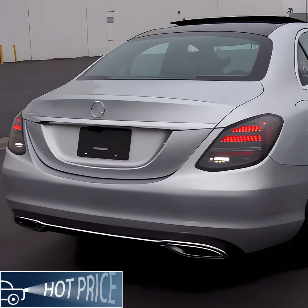 

For Benz C-Class W205 2015-2021 Auto Back Lamps Assembly Upgrade LED Startup Effect Maybach style Taillight Car Tool Accessories