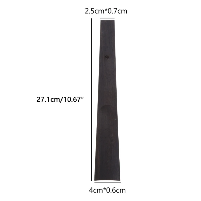 652D 4/4 Size Violin Fingerboard Ebony Fingerboard Violin Parts and Aceessories