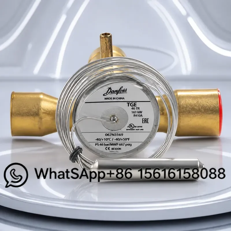 067N3169 1 1/8 x 1 3/8 TXV 46ton R410A Expansion Valve 46 Cold Heading HVAC Refrigeration Parts Thermal Expansion Valve