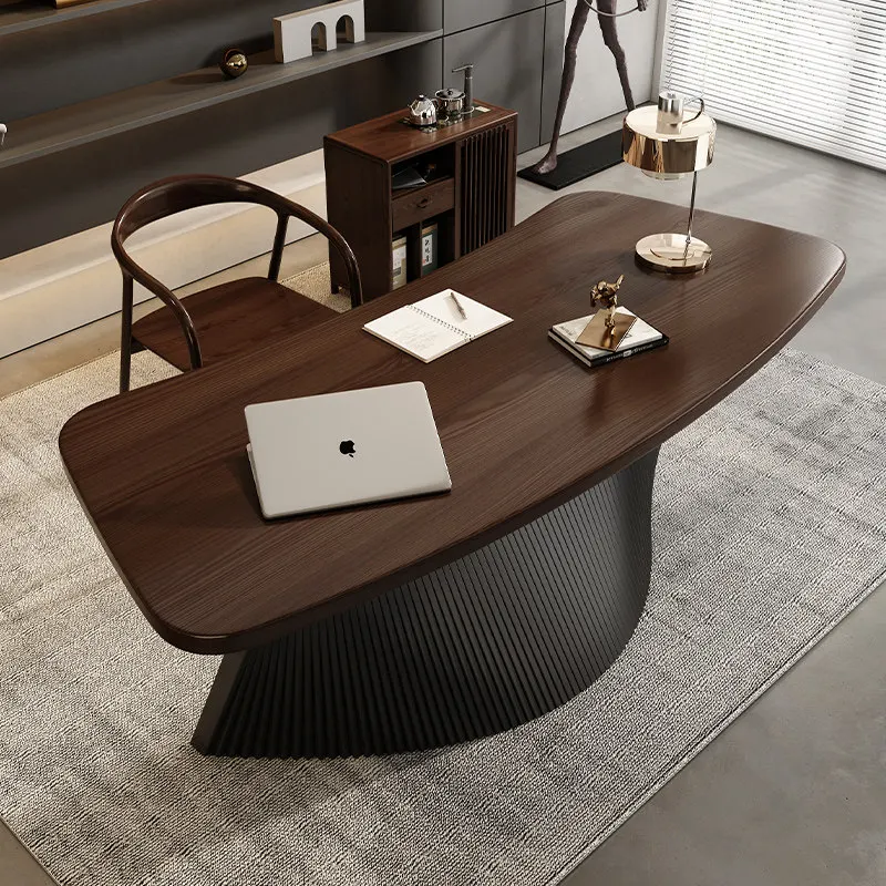Home desk boss desk special-shaped designer tea table writing desk