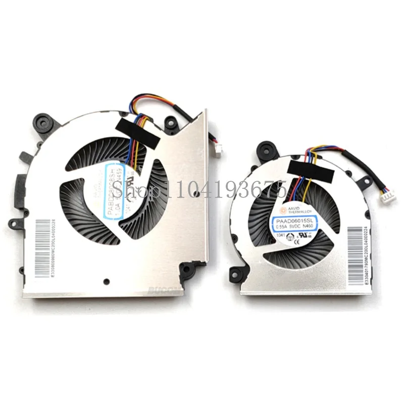 For MSI Katana GF66 GL66 MS-1581 GPU and CPU Lufter FAN GF76 Pulse GL76 MS-17L1