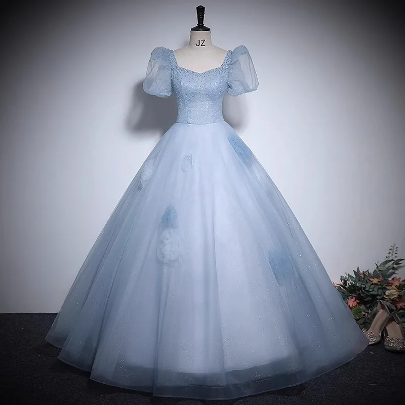 

Новое женское сверкающее сетчатое вечернее платье, модное и элитное, свадебное платье для тостов, платье для художественного экзамена по церемонию для взрослых