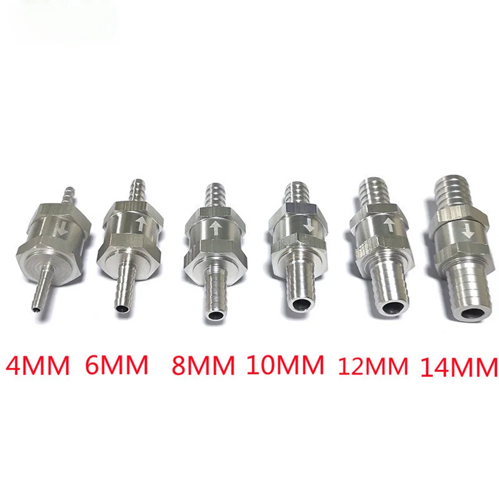 OneWay Check Valve Non Return Inline For Gas or Diesel Fuel 4mm 6mm 8mm 10mm 12mm 14mm