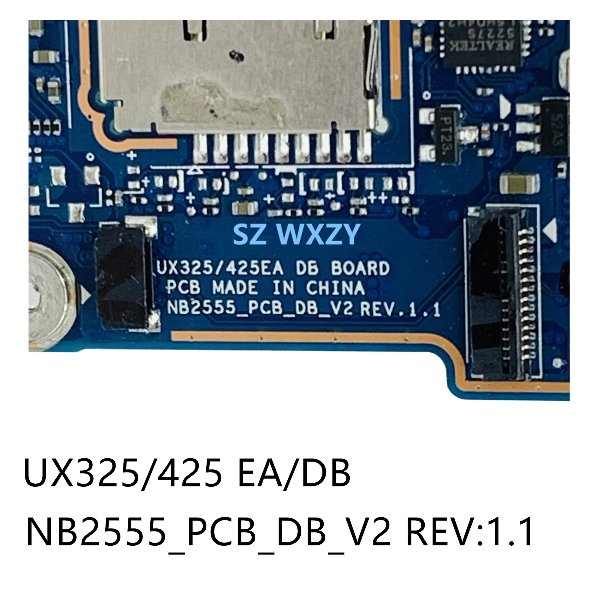 For ASUS ZenBook 13 14 UX425 UX425EA UX325 UX325EA USB Card Reader