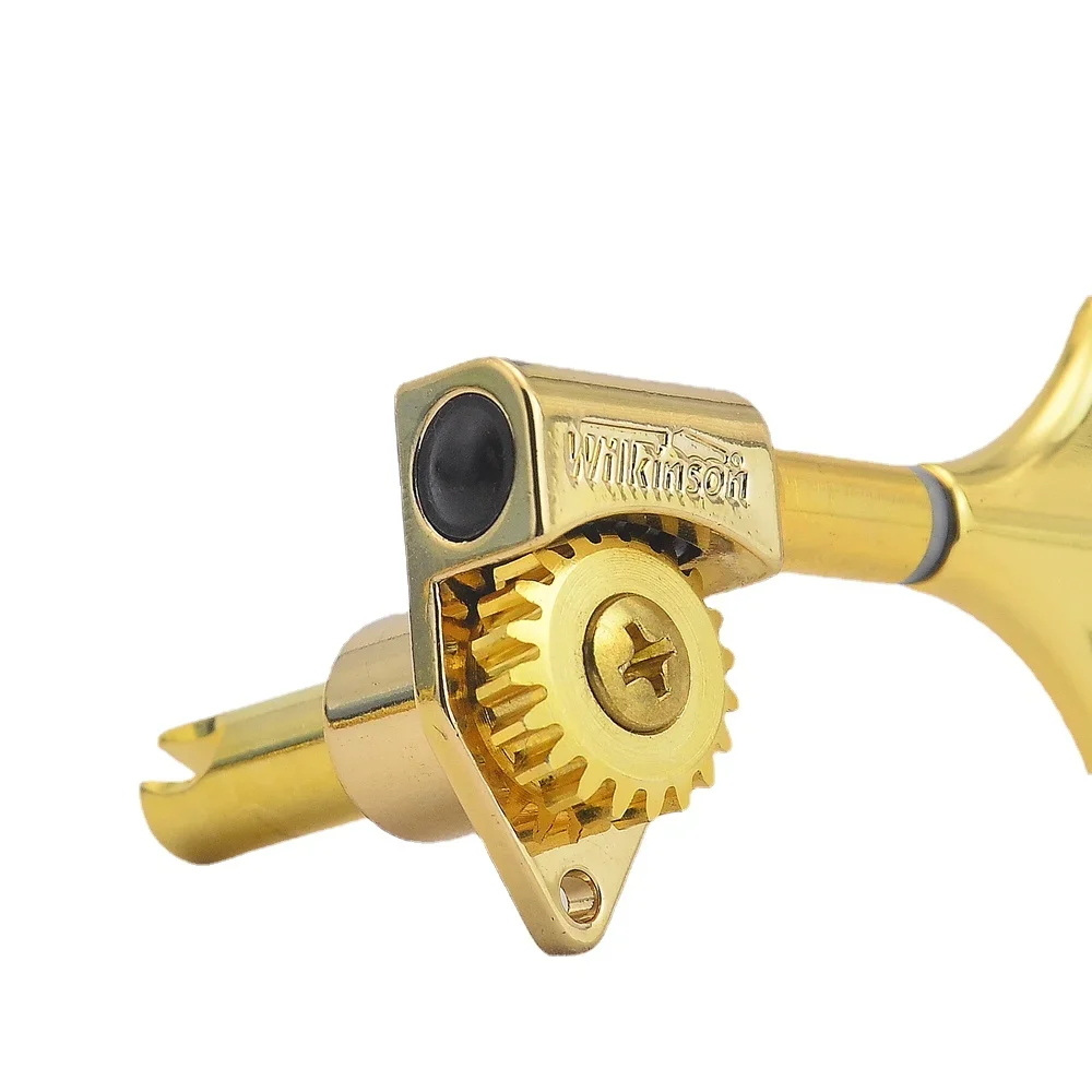 1 Piece Wilkinson WJB-750 Super Quality Electric Bass Machine Heads Tuners Gold