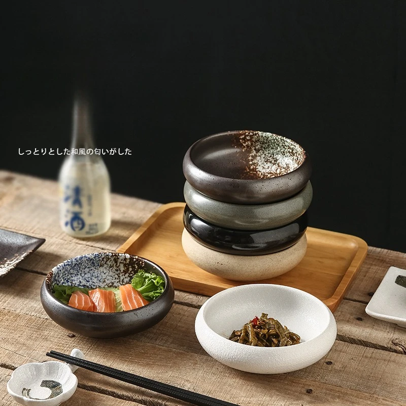 

Японская черная керамическая чаша, блюдо для суши, сашими, новая китайская посуда для коммерческого использования