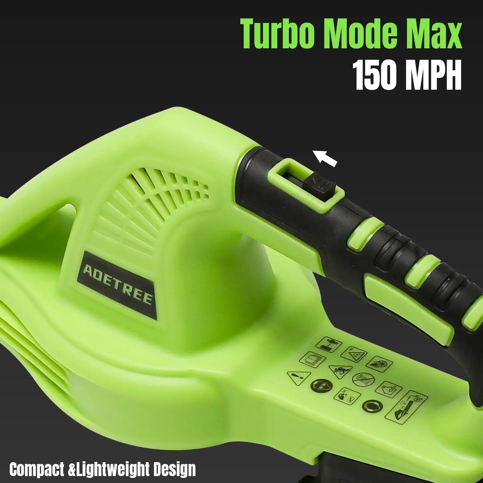 منفاخ هواء لاسلكي 3000 وات 15000 دورة في الدقيقة، مكنسة كهربائية ذات سرعتين، 21 فولت 2.0 أمبير في الساعة أداة كهربائية خفيفة الوزن لمنفضة الغبار