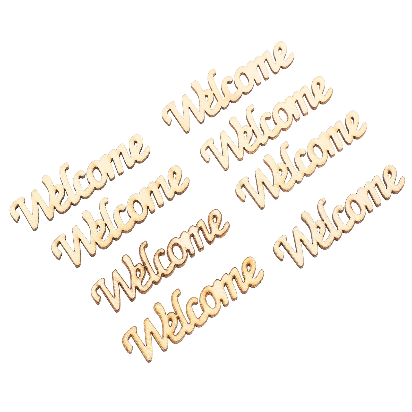 

30pcs Wooden Letters Slices Unfinished Wood Cutout Craft Hanging Decor DIY Party Wedding Accessories Sewing Supplies