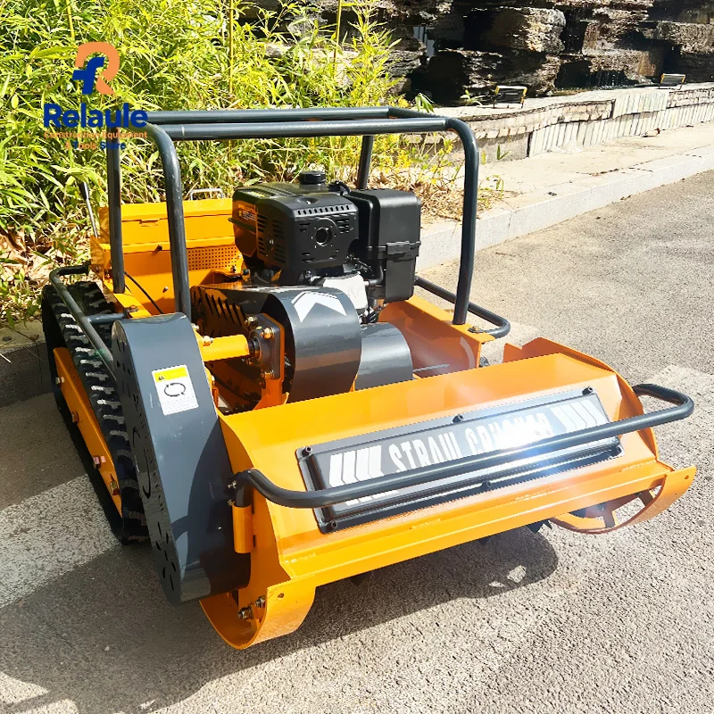 

Remote Control Lawn Mower Mulcher 800mm Optional Petrol/diesel Engine Zero-turn Mowing Robot Agricultural Machinery
