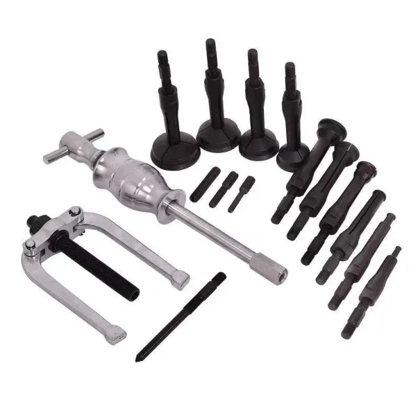 16-piece Auto Repair Tool Set, Including Bearing Puller, Seat Ring, Diverter, Gear Bushing Extractor And Disassembler.