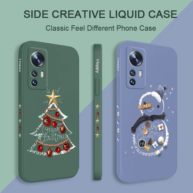 

Christmas Motifs Phone Case For Xiaomi Mi 15 14 13 12 11 Ultra 10 9 12T 11T 10T 9T Pro Lite Poco F4 X4 M4 Pro 4G 5G GT Cover