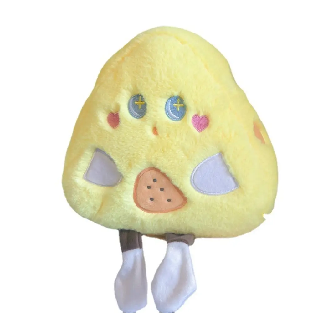 

Starry Eyes Simulation Cheese Plush Toys Food with Foot Cartoon Cheese Stuffed Dolls 25cm Cute Simulation Cheese Plush Toy