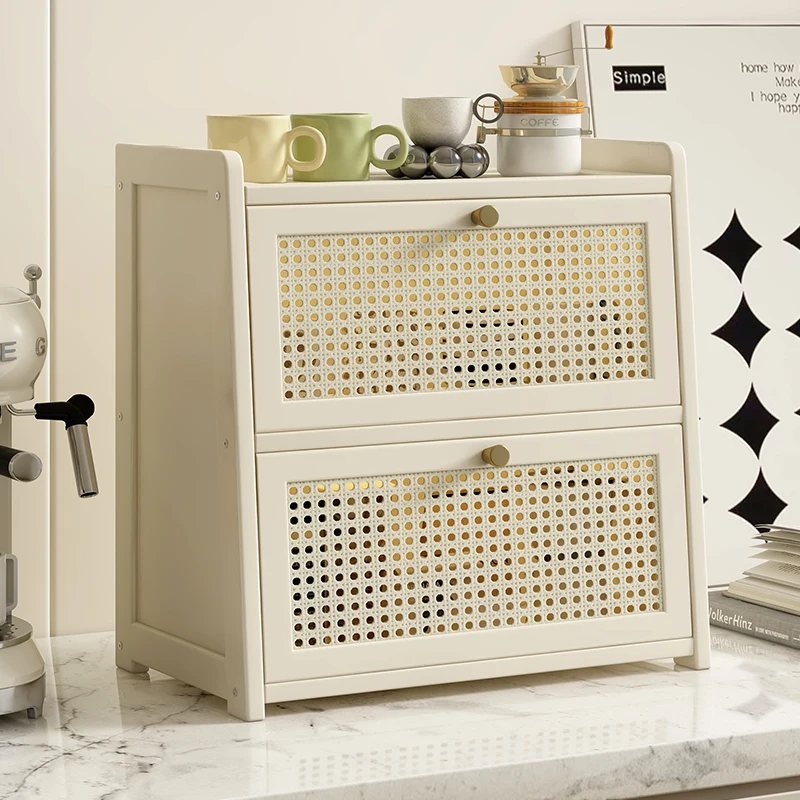 

Kitchen shelves Floor-to-ceiling multi-layer storage cabinets Tea cabinets Household multi-functional cabinets with doors