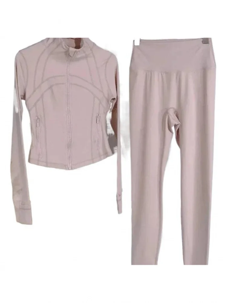 AliExpress TREND NAIKE 2026 Gold Label Short Sport Cycling Jacket Clothes Women's Yoga Set Slimming Fitness Jacket Active Wear Exercise Clothing Female